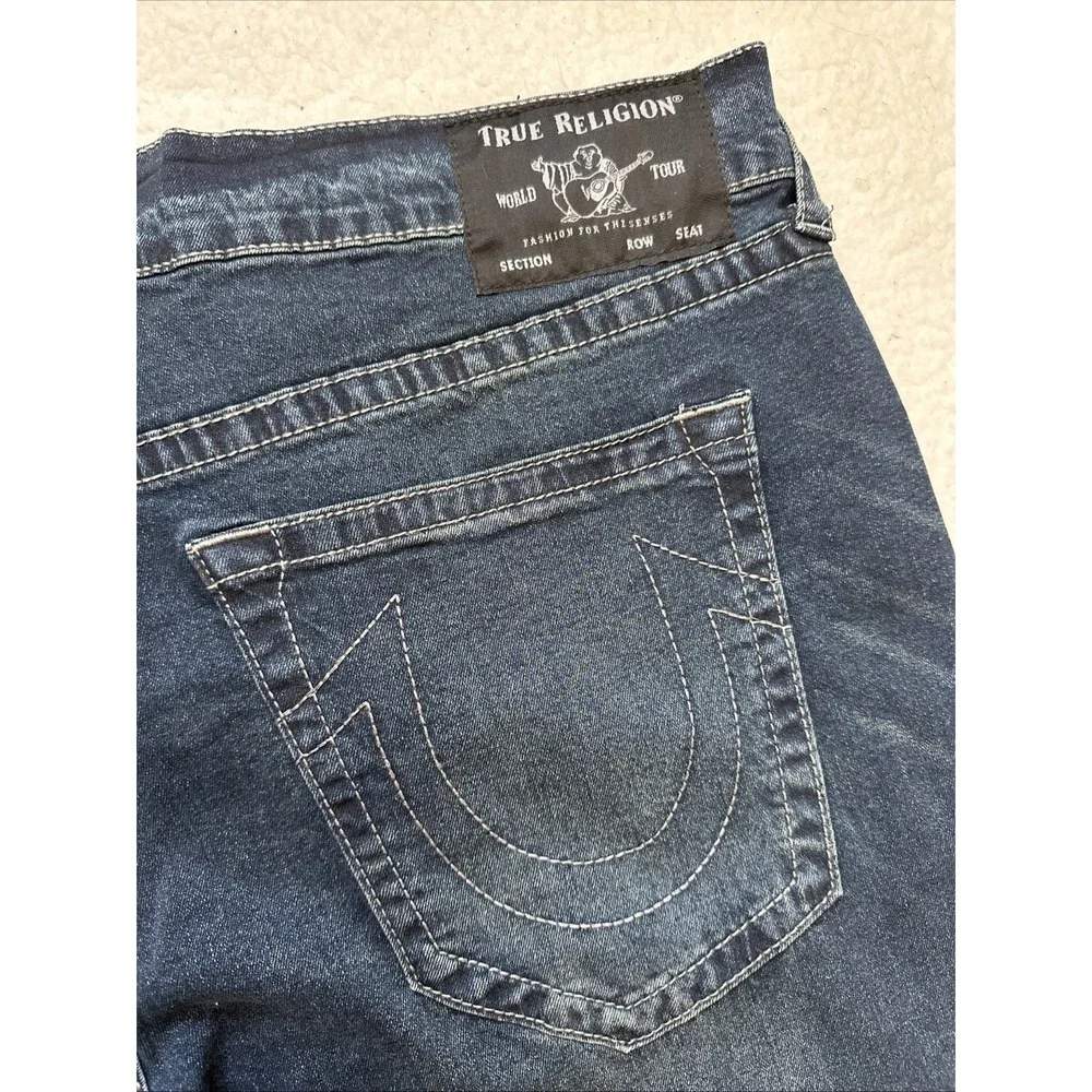 true religion‎ rocco relaxed skinny jeans Men 42 No Flap Inseam 32 World Tour